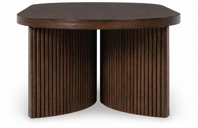 Signature Design by Ashley® Korestone Dark Brown Coffee Table-3