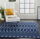 Nourison Home™ Grafix Navy 5'x7' Style 1 Area Rug-1