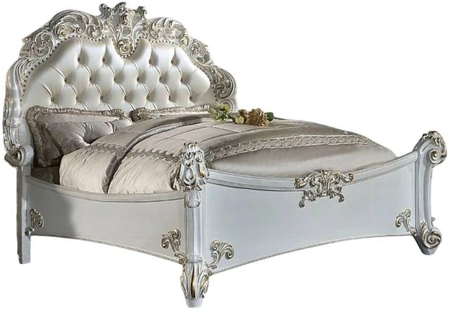 ACME Furniture Vendome Antique Pearl Eastern King Panel Bed-0