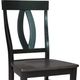 John Thomas Furniture® Cosmopolitan Verona Black Side Chair-1