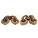 A & B Home 2-Piece Brown Chain Decor Set-3