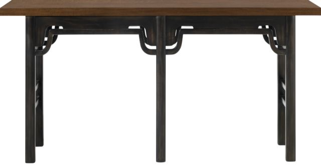 Hooker® Furniture Archives Classic Walnut Console Table with Black Base-2