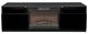 Mazin Furniture Amari Glossy Black 70" TV Stand with Fireplace-1