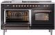 Ilve® Nostalgie II Series 60" Glossy Black Pro Style Dual Fuel Range-2