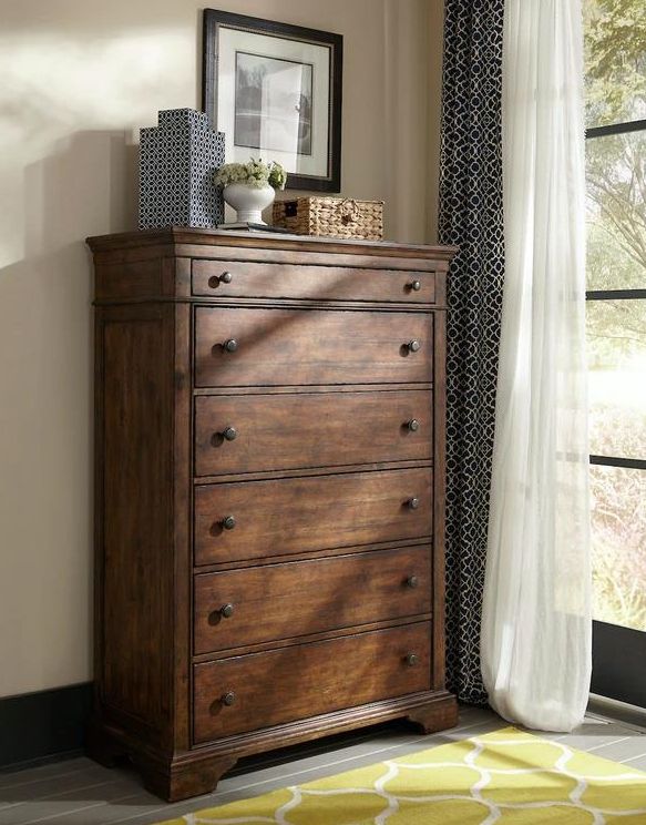 Legacy Classic Coffee 6-Drawer Chest-1