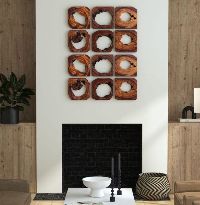 Uttermost® Adlai 6-Piece Coffee Brown Wall Decor Set-2