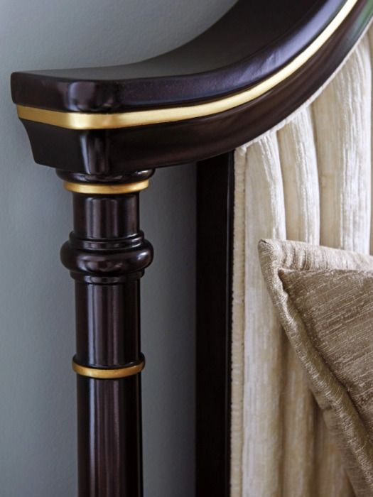 Lexington Home Carlyle Regency Allure/Brown King Upholstered Headboard-1
