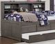 Furniture of America® Tibalt Dark Gray Twin Daybed with Trundle-3
