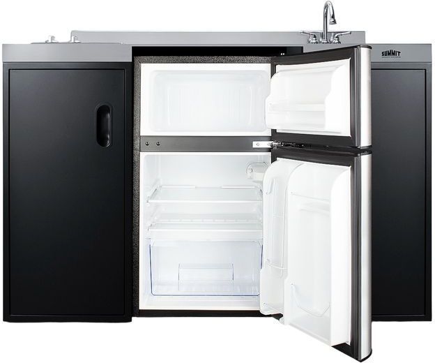 Summit® 54" Black All-in-one Kitchenette -3