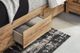 Signature Design by Ashley® Hyanna Tan Brown Queen Panel Bed with 4-Drawer Storage-4