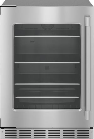 front view of the Thermador® Freedom® 5.2 Cu. Ft. Stainless Steel Under The Counter Refrigerator