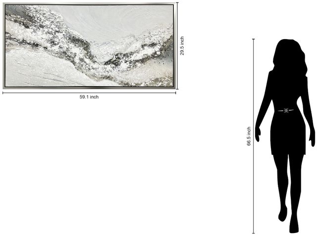 Classy Living Mindful Snowy Drift Wall Art-2