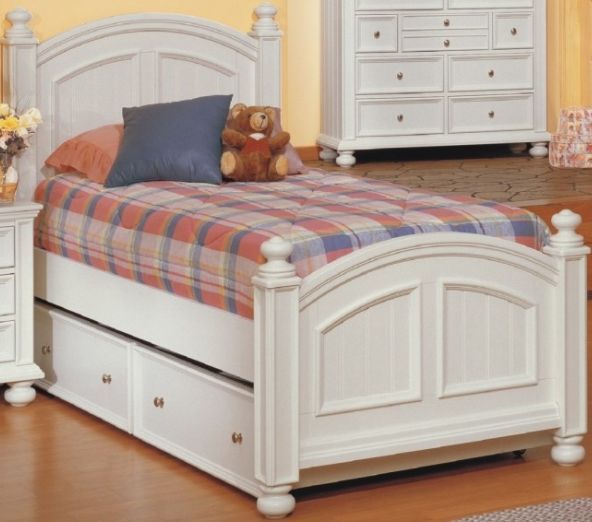 Winners Only® Cape Cod Eggshell White Youth Twin Panel Bed-0