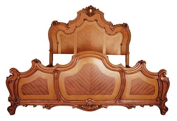 ACME Furniture Picardy Honey Oak California King Panel Bed-1