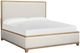 Magnussen Home® Coventry Honey Maple/Natural California King Upholstered Panel Bed-0