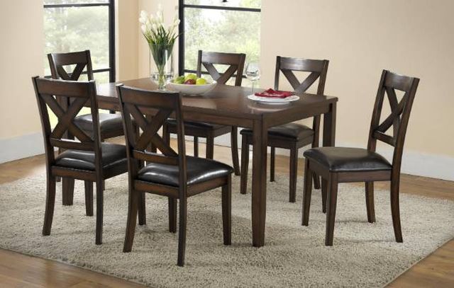 Urban Styles Furniture Palm Springs 7-Piece Cappuccino Dining Set-0