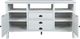 Jofran Inc. Artisan's Craft Distressed Weathered White 60" Media Console-2