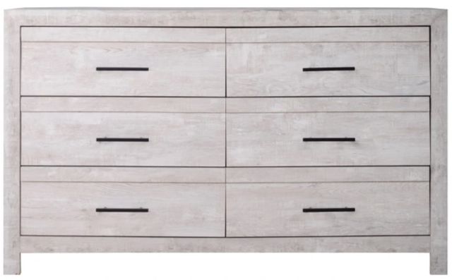 New Classic® Home Furnishings Biscayne Driftwood Dresser and Mirror-3