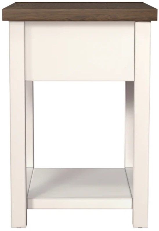 HH2 Home Milligan 2-Piece White Oak Nightstand-4