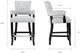 Olliix by Madison Park Grey Dawson Arm 26‘’ Counter Stool-2