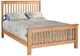 Archbold Furniture Shaker Natural King Slat Panel Bed-1