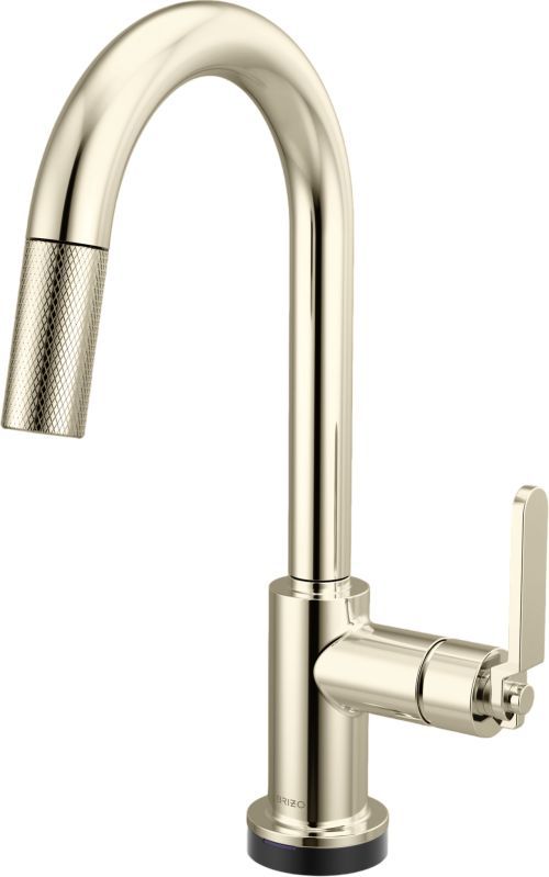 Brizo Litze® Brilliance® Polished Nickel Smarttouch Prep Faucet with Arc Spout -0