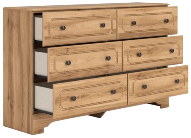 Signature Design by Ashley® Aleaport Warm Brown Dresser-4