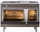 Ilve® Nostalgie II Series 48" Graphite Matte Pro Style Dual Fuel Range-1