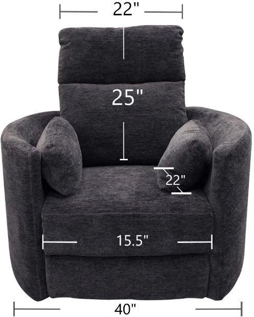 Parker House® Radius Mediterranean Power Swivel Glider Recliner-3