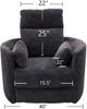 Radius Mediterranean Power Swivel Glider Recliner-3