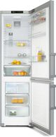 Miele 24" 13.2 Cu. Ft. CleanTouch Steel Counter Depth Bottom Freezer Refrigerator-3