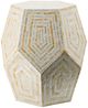 A & B Home Multi-Colored Geometrically Shaped Stool-0