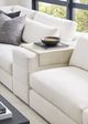 Vanguard® Furniture Customizable Leone Stocked Upholstered Table Tray-3