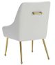 Zuo® Modern Maxine Gold/White Dining Side Chair-4