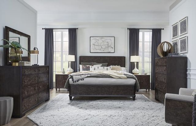 Magnussen Home® Rowan Espresso Brown Queen Panel Bed-1