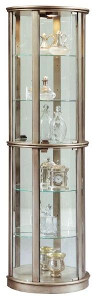 Pulaski™ PFC Platinum Glass Door Curio