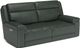 Flexsteel® Yuma Shadow Black Power Reclining Sofa with Power Headrests-0