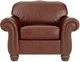 Flexsteel® Customizable Bexley Leather Chair with Nailhead Trim-3