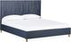 Modus Furniture Argento Navy Blue Queen Panel Bed-0