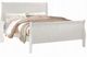 ACME Furniture Louis Philippe White Eastern King Sleigh Bed-0