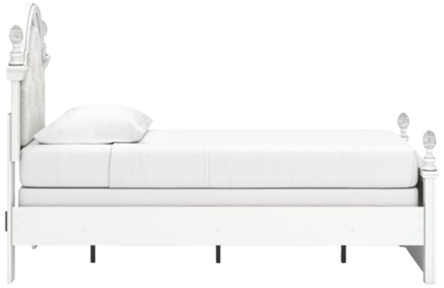 Signature Design by Ashley® Kozlani White Twin Upholstered Panel Bed-2