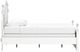 Signature Design by Ashley® Kozlani White Twin Upholstered Panel Bed-2