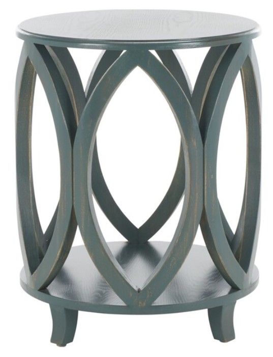 Safavieh Janika Dark Teal Accent Table-1