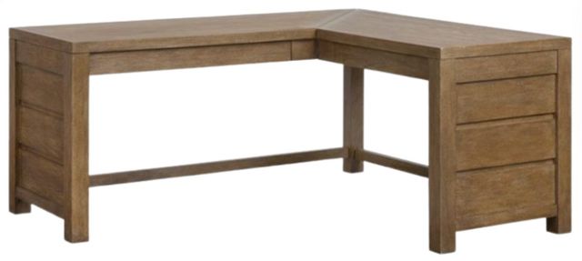 Magnussen Home® Plum Creek Sierra Brown L-Shape Desk-0