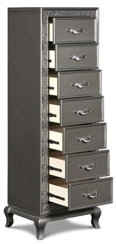 New Classic® Home Furnishings Park Imperial Pewter Lingerie Chest-2