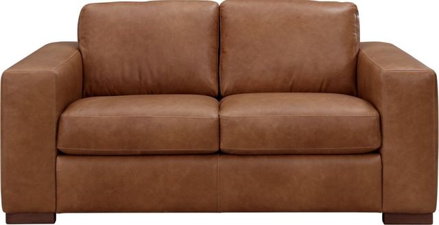 Leather Italia™ Savino Inglewood Vintage Brown Derby Loveseat-0
