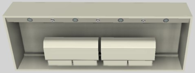 Vent-A-Hood® 66" Biscuit Wall Mounted Range Hood-3