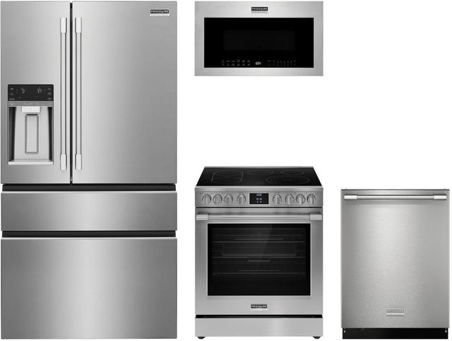 Frigidaire® Professional 4 Piece Smudge-Proof® Stainless Steel Electric Kitchen Package-0