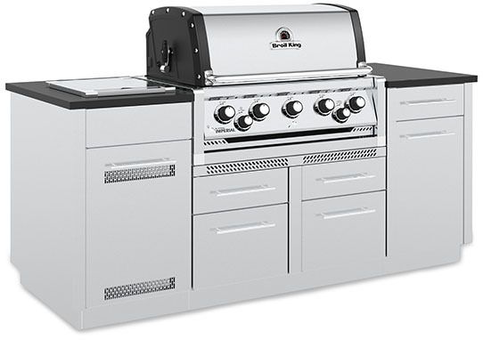 Broil King® Imperial™ S 590i 5-Burner Stainless Steel Built In Natural Gas Grill-2