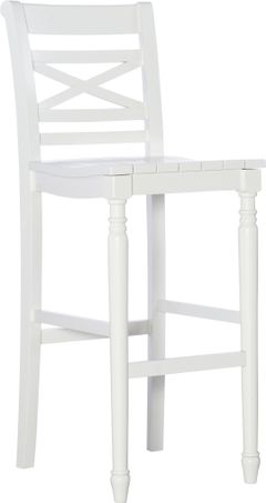 Powell® Asher White Bar Stool